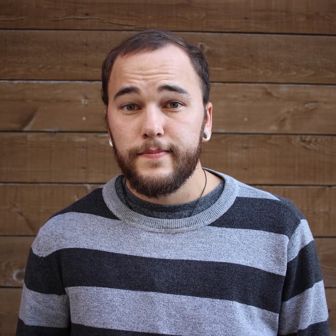 Portrait of music production course instructor Brenden Dowden