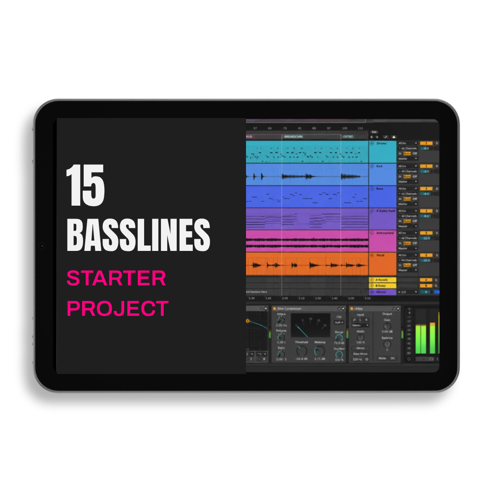 15 Basslines Project File